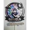 Cake topper cumpleaños personalizado de MIERCOLES ADAMS-FIESTA IMPRESA
