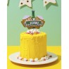 Cake topper cumpleaños personalizado de CERVEZA JARRA - FIESTA IMPRESA