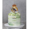 Cake topper cumpleaños personalizado FUTBOL REAL MADRID-FIESTA IMPRESA