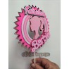 CAKE TOPPER BARBIE FELICIDADES