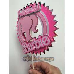 CAKE TOPPER BARBIE FELICIDADES