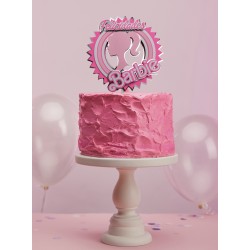 CAKE TOPPER BARBIE FELICIDADES