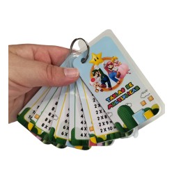 LLAVERO TABLAS DE MULTIPLICAR TEMÁTICAS