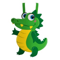 DISFRAZ COCODRILO GOMA EVA