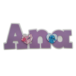 NOMBRE XL STITCH Y ANGEL