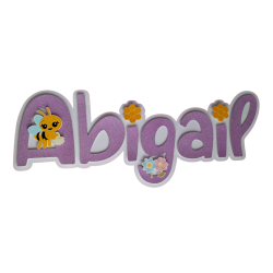 NOMBRE GRANDE XL ABEJITA CHIQUITITA PAYASO PLIM PLIM MESA DULCE