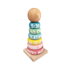 JUEGO TORRE APILABLE ARCOIRIS