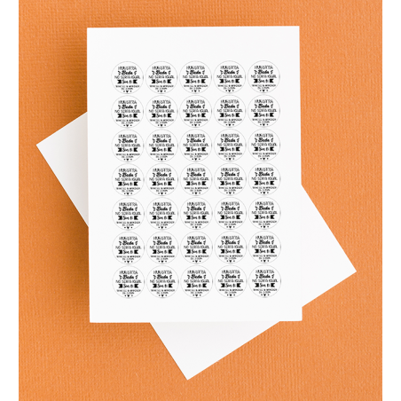 HOJAS DE ETIQUETAS NUESTRA BODA