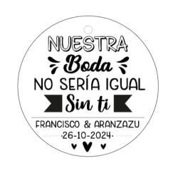 HOJAS DE ETIQUETAS NUESTRA BODA