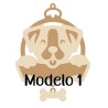 ADORNO NAVIDAD PERRO HUESO