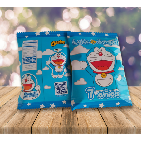 BOLSAS CHIPS DORAEMON NUBES