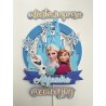Cake topper cumpleaños personalizado de FROZEN OLAF - FIESTA IMPRESA