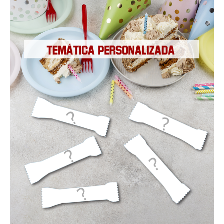 ENVOLTORIO HUESITOS PERSONALIZADO CUMPLEAÑOS COMUNIÓN FIESTAS ANIME