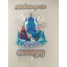 Cake topper cumpleaños personalizado de FROZEN CASTILLO-FIESTA IMPRESA
