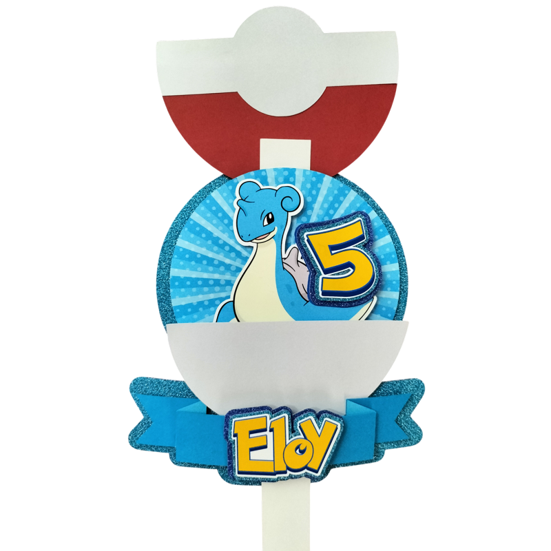 CAKE TOPPER POKEBALL POKEMON