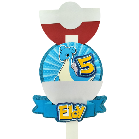 CAKE TOPPER POKEBALL POKEMON