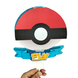 CAKE TOPPER POKEBALL POKEMON