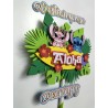 Cake topper cumpleaños personalizado de ANGEL  STITCH - FIESTA IMPRESA